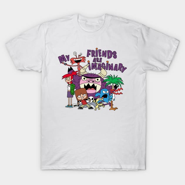 Imaginary Friends Cartoon T-Shirt by 09GLawrence